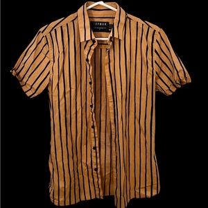 Topman Short Sleeve Button Up Shirt